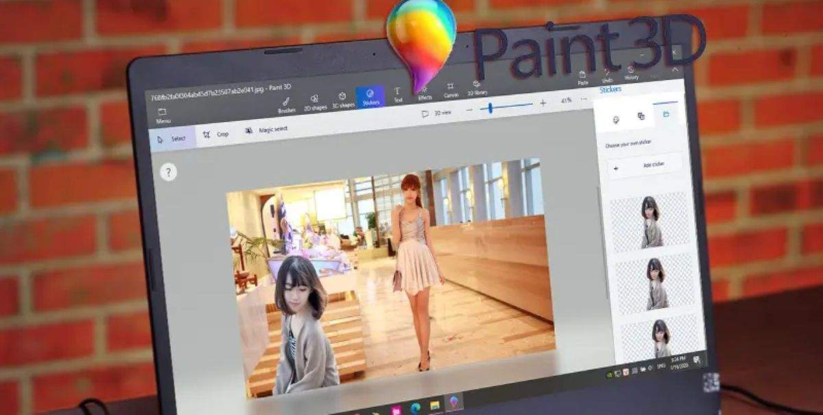 Ứng dụng vẽ trên máy tính Microsoft Paint 3D