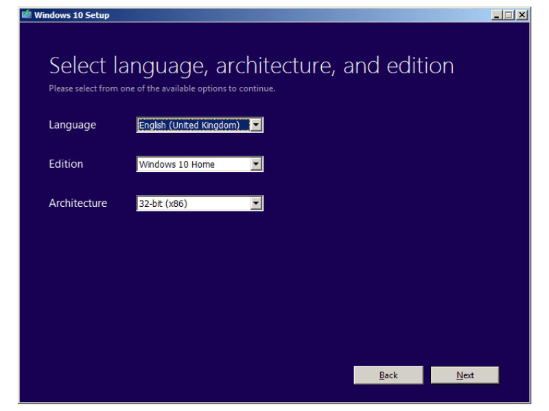Lựa chọn phiên bản (Edition) Windows 10 phù hợp