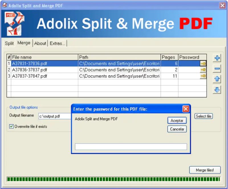 Cách cắt file PDF bằng phần mềm Adolix Split and Merge