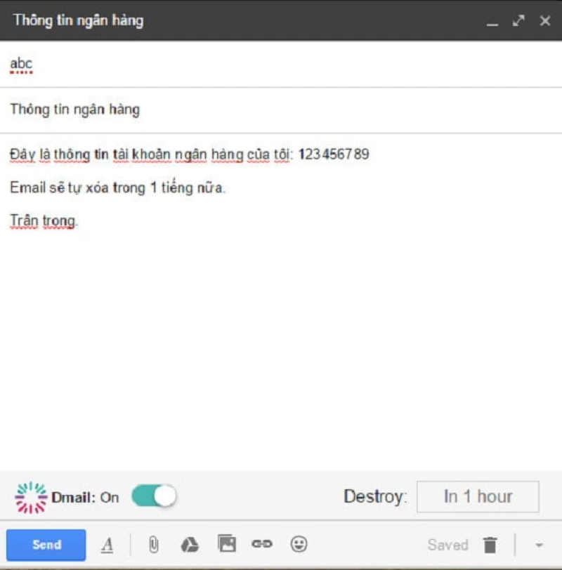 Cách thu hồi email đã gửi bằng Dmai nhanh chóng