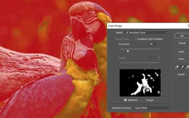 Chọn tất cả màu giống nhau trong Photoshop