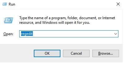 nhấn tổ hợp phím Windows + R