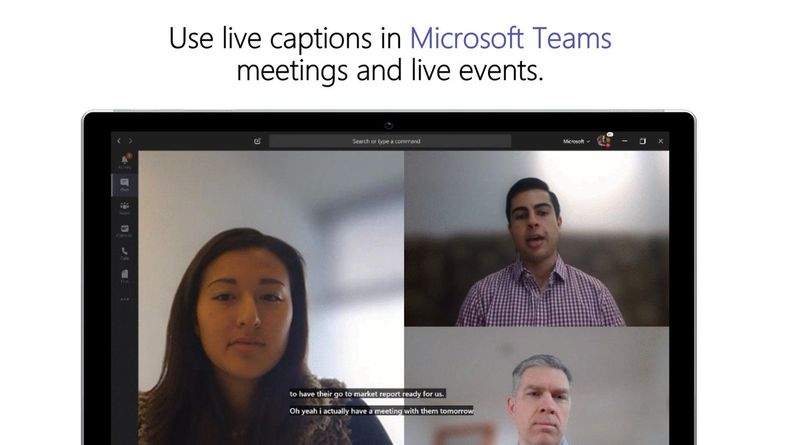 Phụ đề trên Microsoft Teams