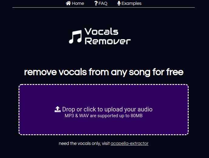 Phần mềm Vocal Remover