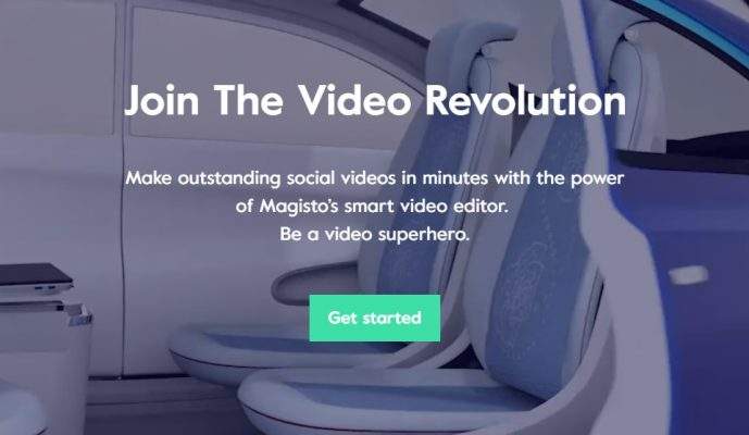 Làm video online trên website Magissto.com